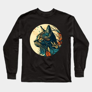 Funny Cat Vintage PewPewPew - Cat Lover Long Sleeve T-Shirt